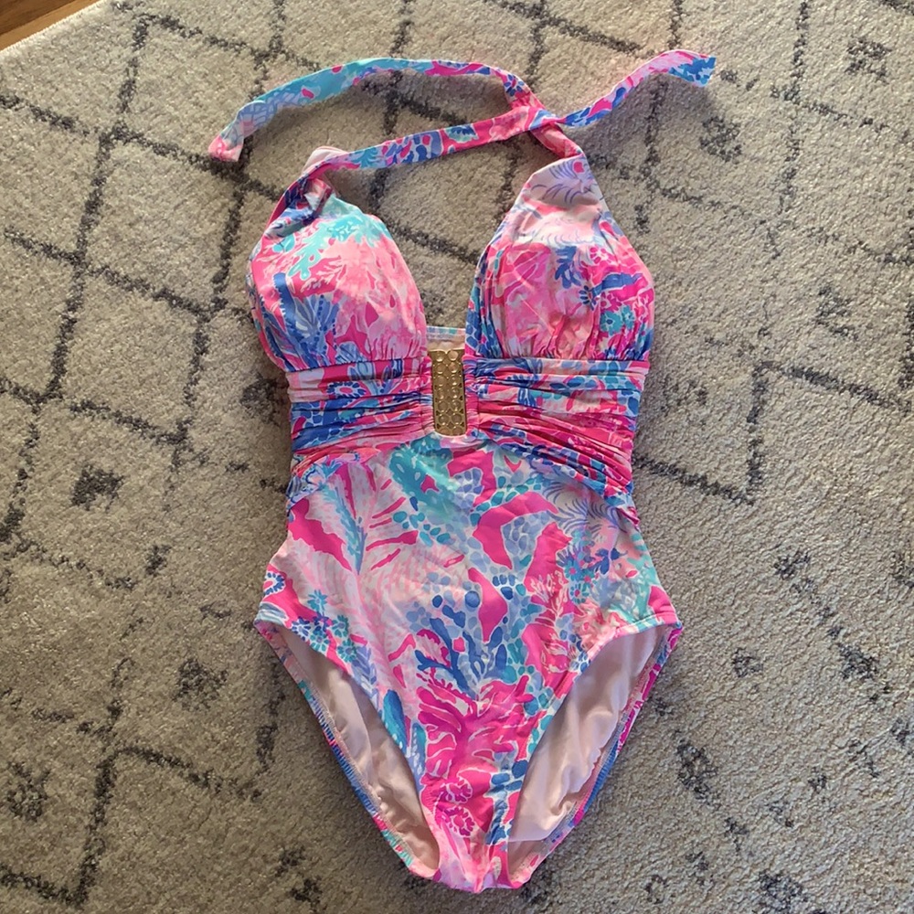 Lilly pulitzer one piece swim size 4